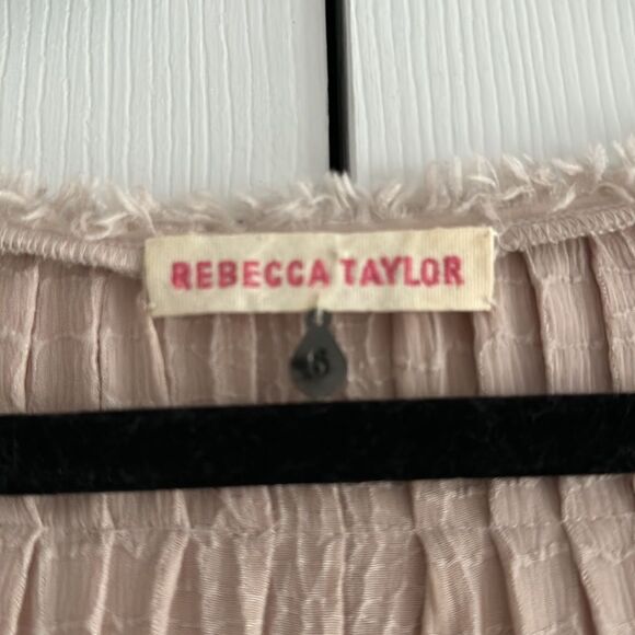 Rebecca
Taylor Women’s Light Pink Textured Blouse - Picture 3 of 7